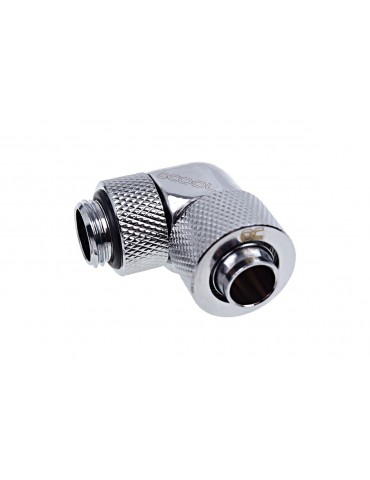 Alphacool raccordo compressione 10/13mm 90° ruotabile G1/4 - chrome - Eiszapfen