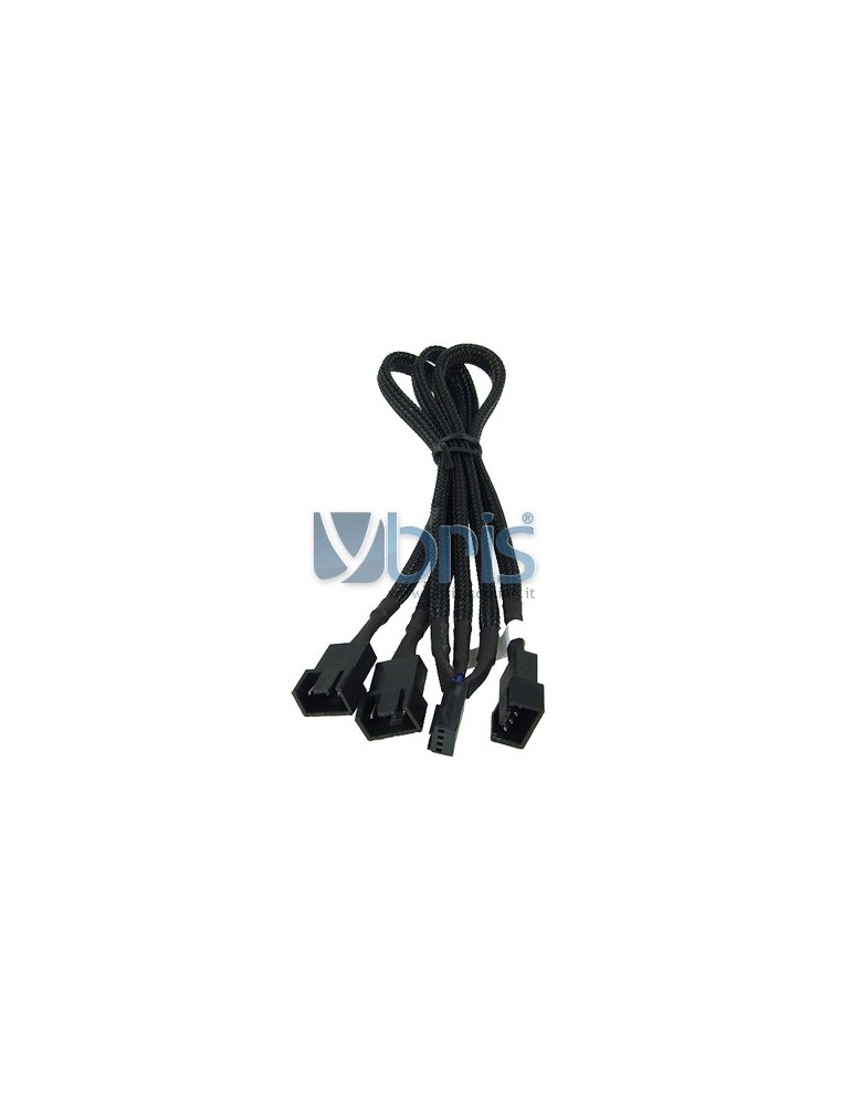 Phobya Y-cable 4Pin PWM to 3x 4Pin PWM 30cm  black Phobya - 4