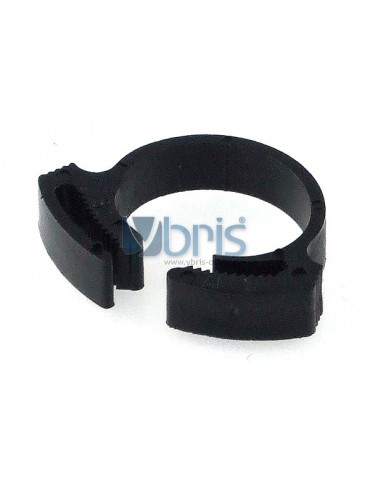 hose clamp 17 - 19mm plastic black