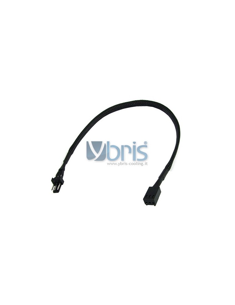 Phobya extension 3Pin Molex 30cm - black Phobya - 1