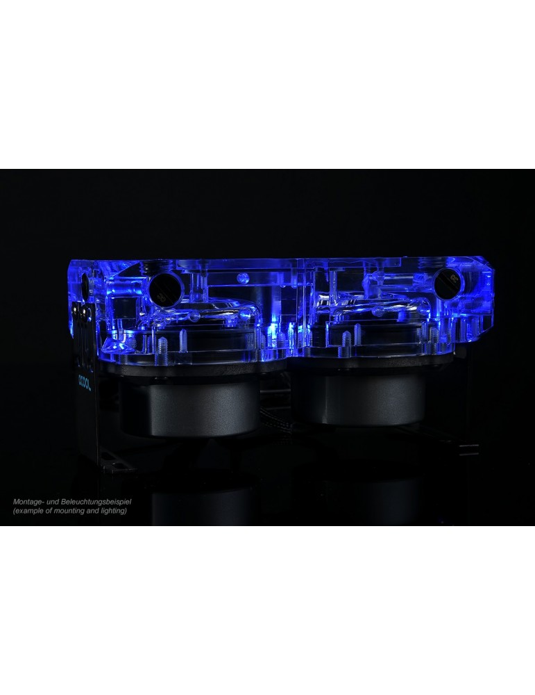 Alphacool Eisdecke Dual D5 RGB Top Acrilico (V.4) Alphacool - 2