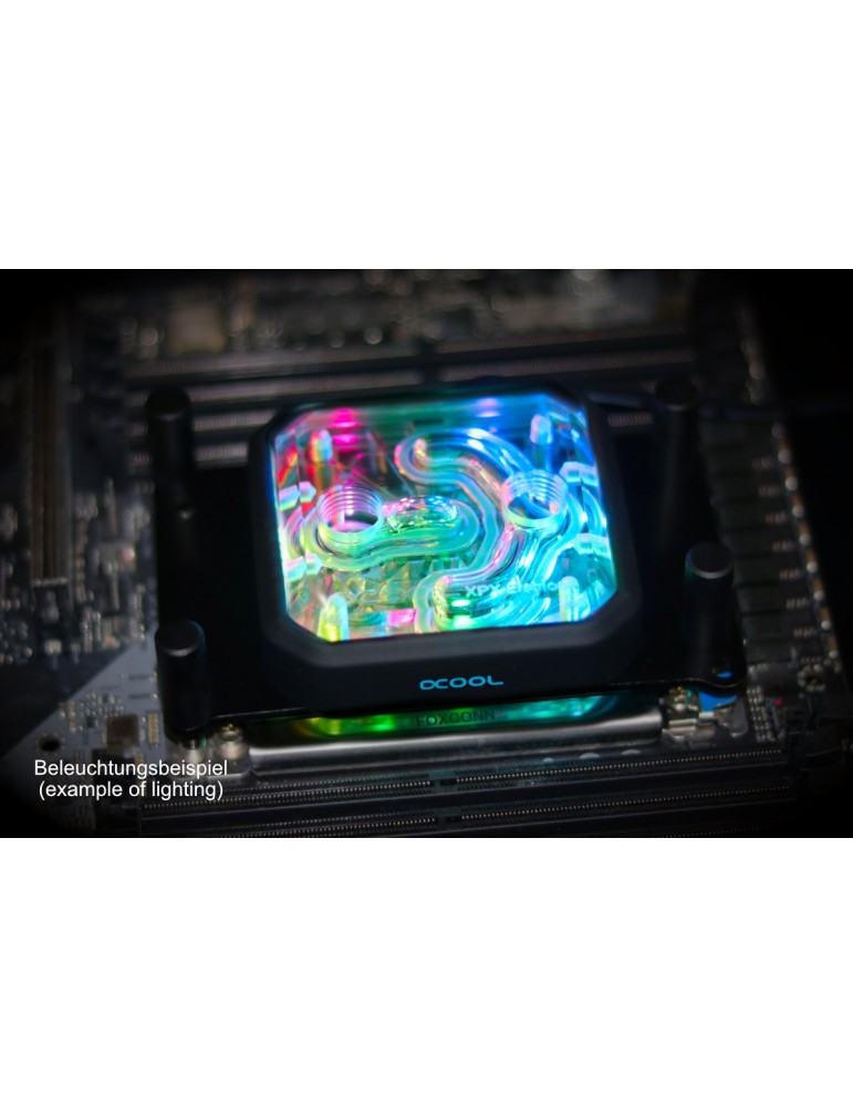 Alphacool Aurora XPX Frame Digital RGB (D-RGB) - Black Alphacool - 2