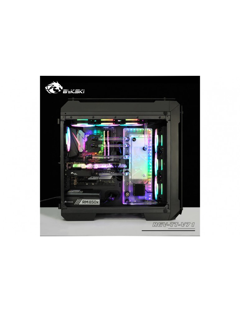 Bykski RGV-TT-V71 Distribution Plate Thermaltake View 71 Distro Plate - RGW 5V Bykski - 5