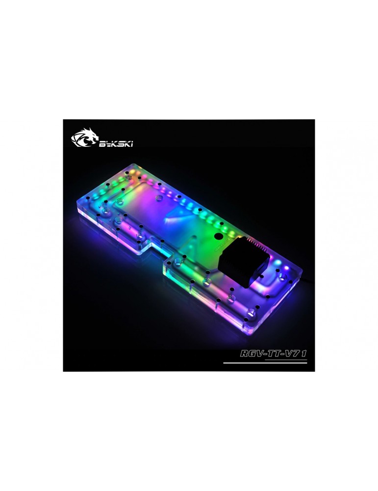 Bykski RGV-TT-V71 Distribution Plate Thermaltake View 71 Distro Plate - RGW 5V Bykski - 2