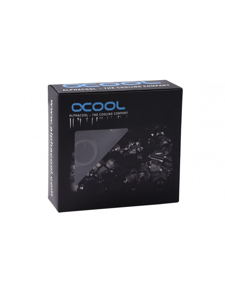 Alphacool Eiszapfen PRO Raccordo tubo rigido 10/13mm - Deep Black - 6 pezzi Alphacool - 5