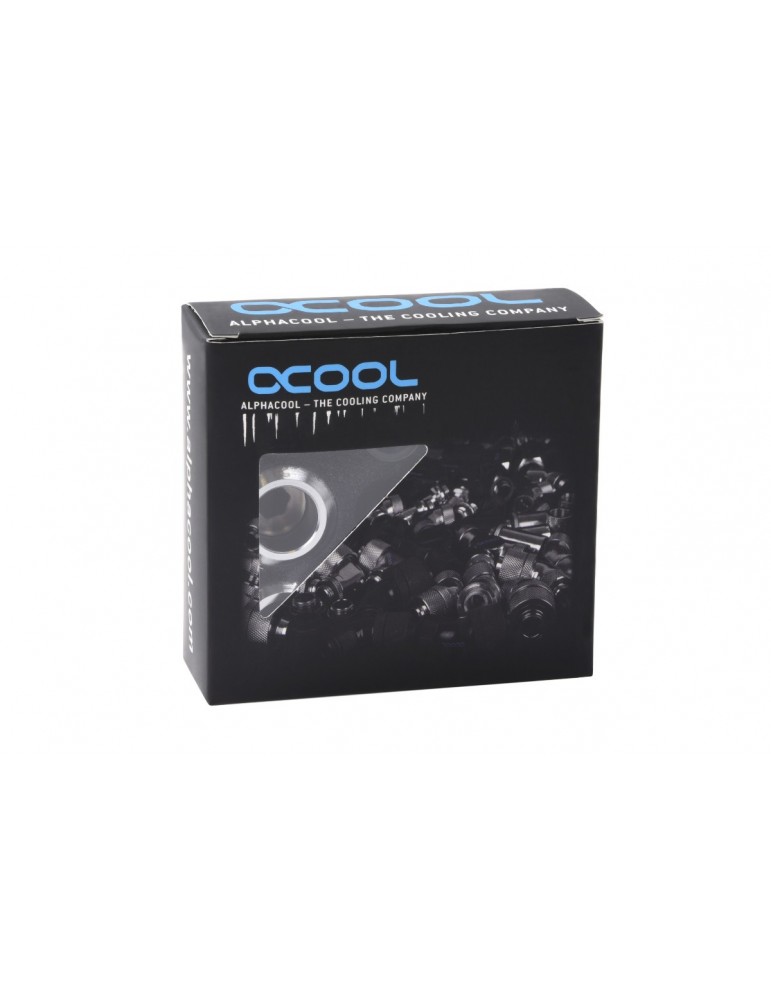 Alphacool Eiszapfen PRO Raccordo tubo rigido 10/13mm - Chrome - 6 pezzi Alphacool - 5