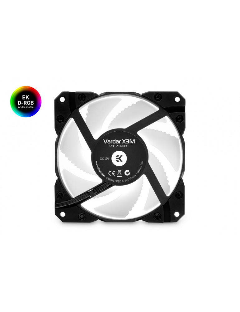 EK-Vardar X3M 120ER D-RGB (500-2200 rpm) - Black EKWB - 1