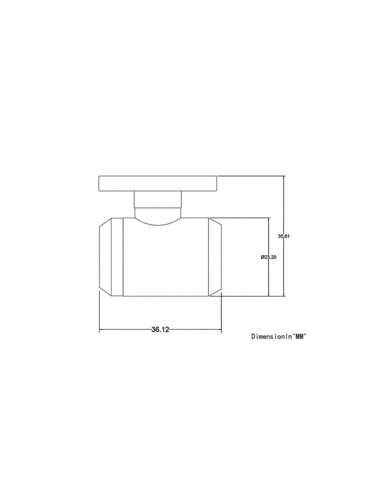 Bykski Rubinetto 2 x 1/4G F/F - Black - B-DV-CE-BK Bykski - 3