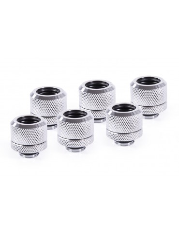 Alphacool Eiszapfen Raccordo compressione tubo rigido14mm G1/4 Chrome SIXPACK