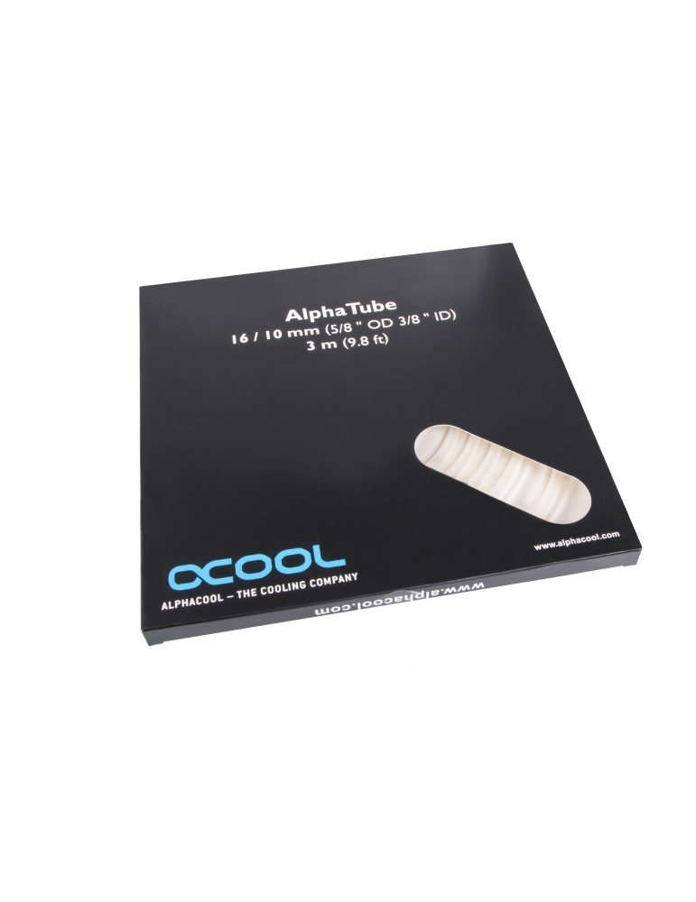 Alphacool tubo AlphaTube HF 10/16 (3/8"ID) - Ultra Clear 3 metri (9,8ft) Retailbox Alphacool - 2