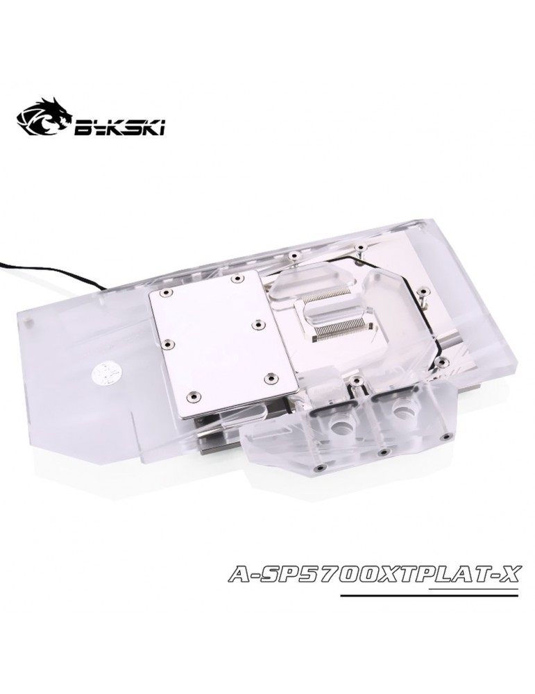 Bykski GPU Waterblock A-SP5700XTPLAT-X  Sapphire RX5700 XT Nitro+ Bykski - 4