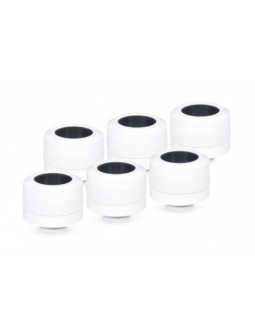 Alphacool Eiszapfen Raccordo compressione tubo rigido 16mm G1/4 White SIXPACK