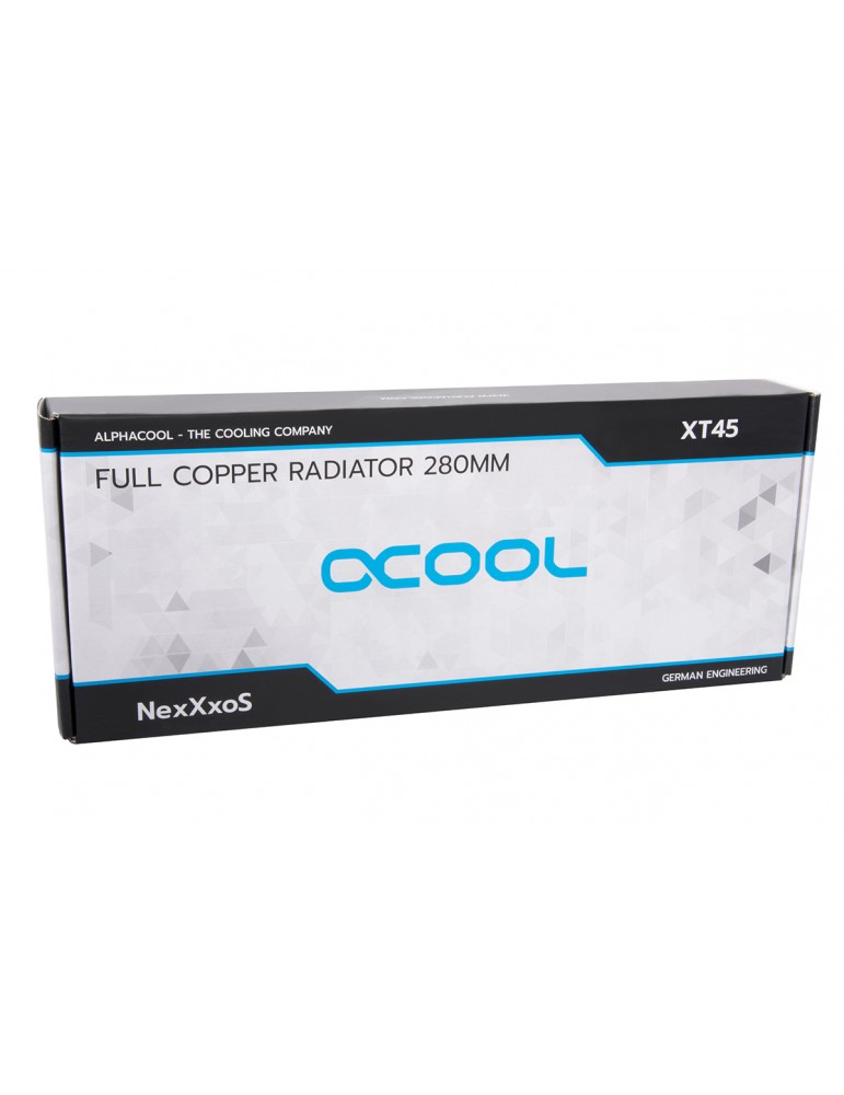 Alphacool NexXxoS XT45 Full Copper 280mm Radiator V.2 WHITE EDITION Alphacool - 9