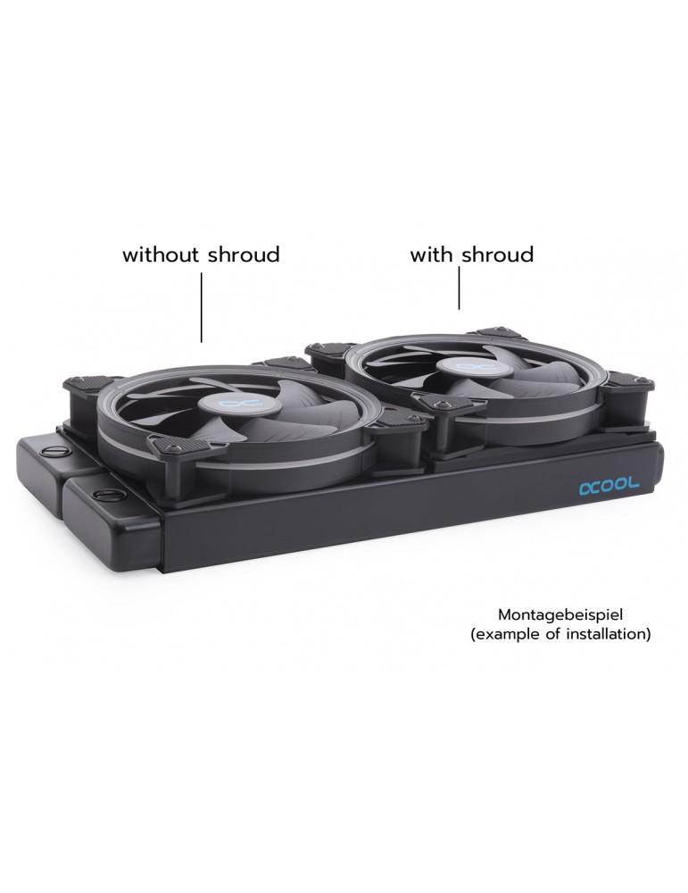 Alphacool Convogliatore Antivibrazioni 140mm (Spessore 7mm)  + 4 viti M3x37mm Alphacool - 3