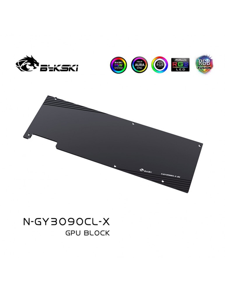 Bykski Waterblock GPU RTX Galax/KFA2 3090 Classic + Backplate N-GY3090CL-X Bykski - 4