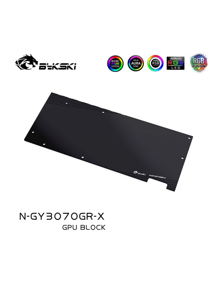 Bykski Waterblock GPU Galax / KFA² Gamer OC 3070/3060Ti (incl. Backplate) N-GY3070GR-X Bykski - 7