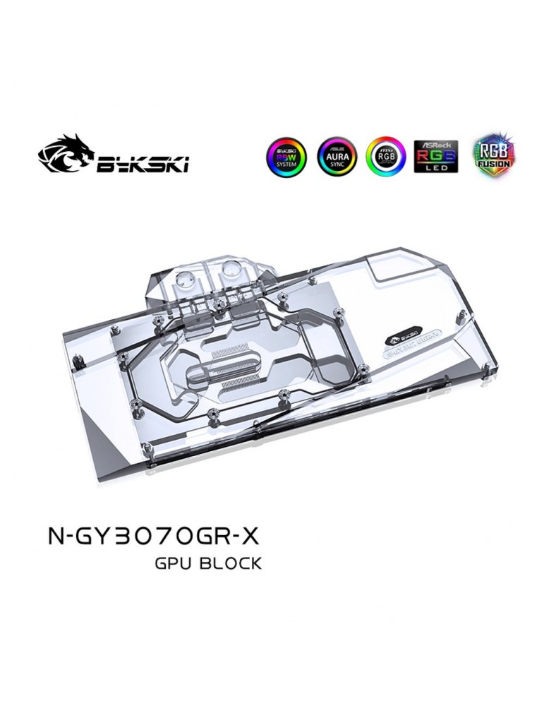 Bykski Waterblock GPU Galax / KFA² Gamer OC 3070/3060Ti (incl. Backplate) N-GY3070GR-X Bykski - 3