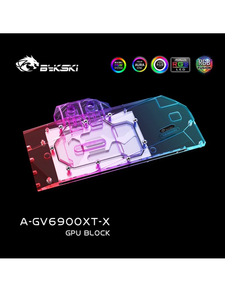 Bykski Waterblock Gigabyte RX6800 / 6800XT Gaming OC(incl. Backplate)  A-GV6900XT-X Bykski - 2