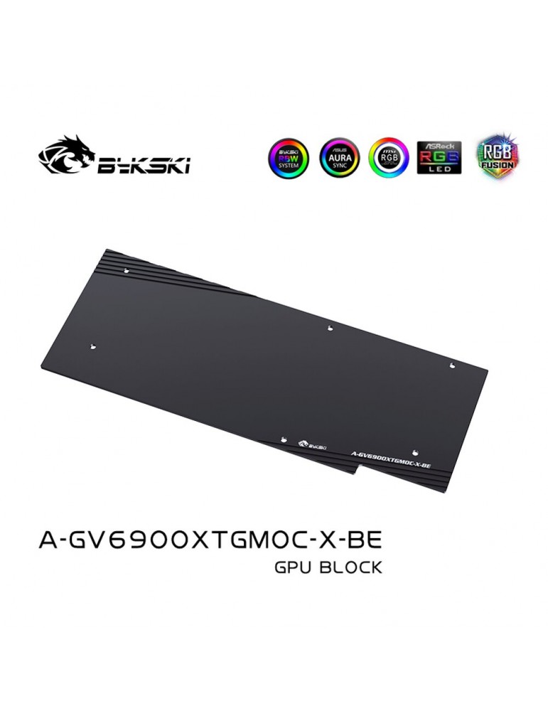 Bykski Waterblock Gigabyte 6900XT Gaming OC(incl. Backplate)  A-GV6900XTGMOC-X Bykski - 5