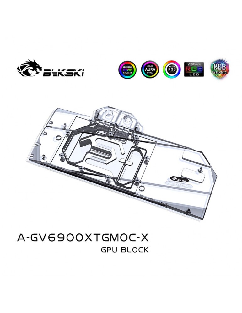 Bykski Waterblock Gigabyte 6900XT Gaming OC(incl. Backplate)  A-GV6900XTGMOC-X Bykski - 4