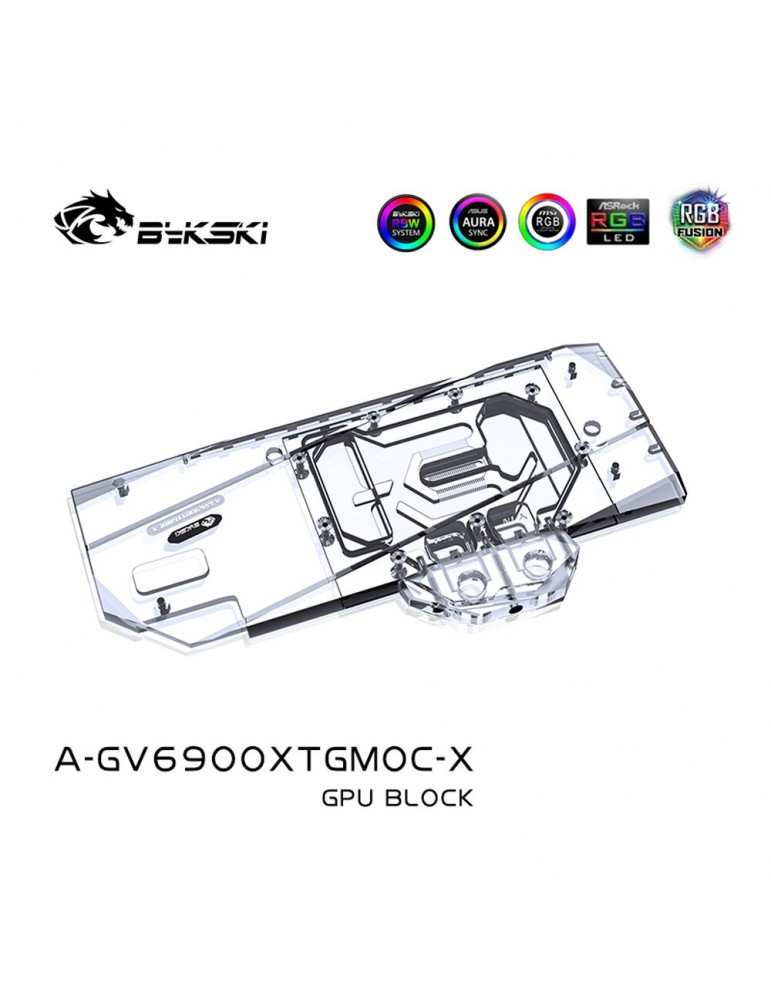 Bykski Waterblock Gigabyte 6900XT Gaming OC(incl. Backplate)  A-GV6900XTGMOC-X Bykski - 2