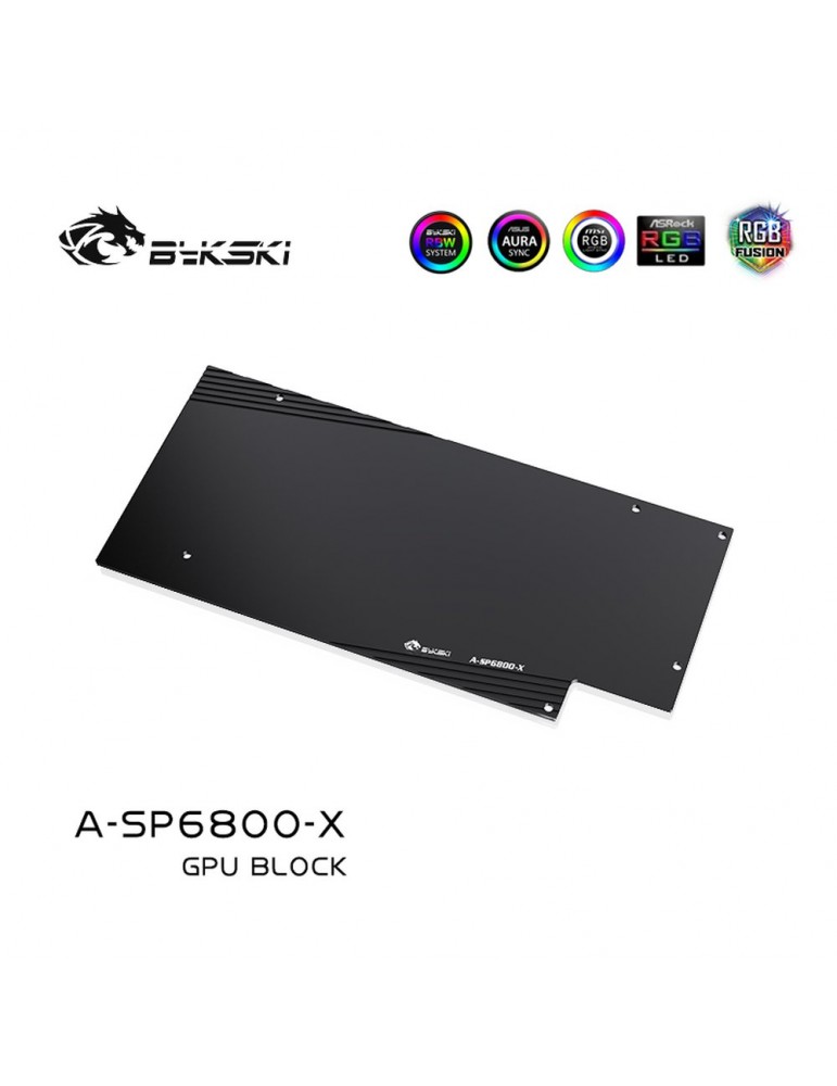 Bykski Waterblock Sapphire RX6800 Nitro+ Gaming OC(incl. Backplate)  A-SP6900-X Bykski - 4