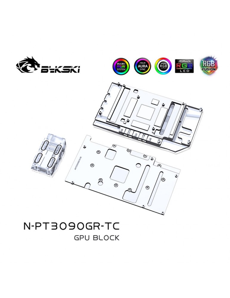 Bykski Palit 3090 GameRock (+Active Backplate) N-PT3090GR-TC Bykski - 3