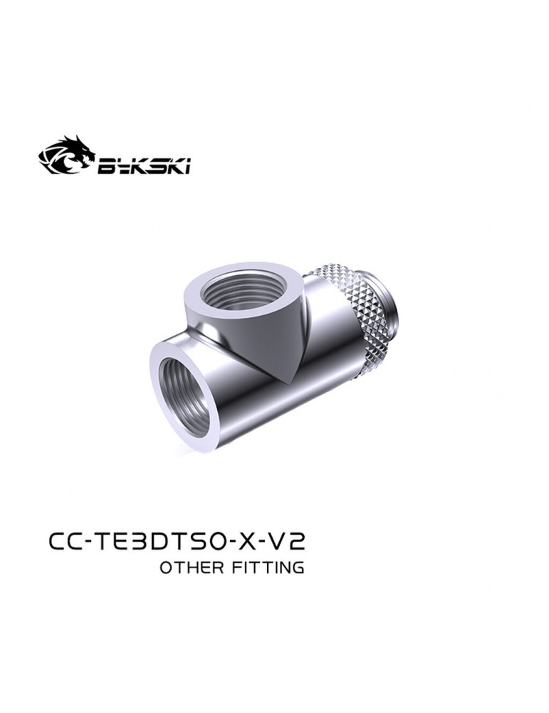 Bykski Adattatore a T M/F/F ruotabile CC-TE3-X-V2 Bykski - 3