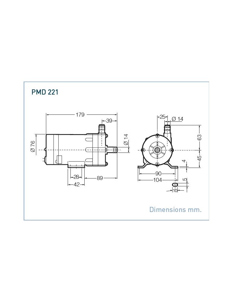 SANSO PMD-221/12  pompa 220V AC Attacchi filettati 1/2" Sanso - 5