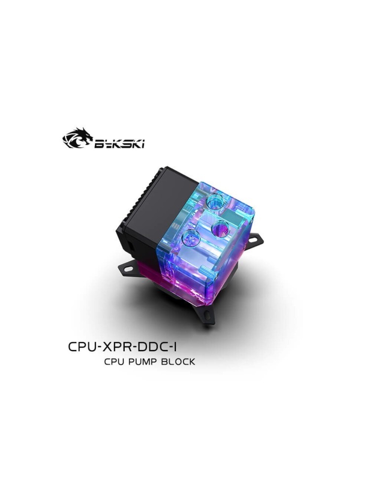 Bykski CPU-XPR-DDC-I (CPU Block + Pompa + Reservoir) per Intel Bykski - 2