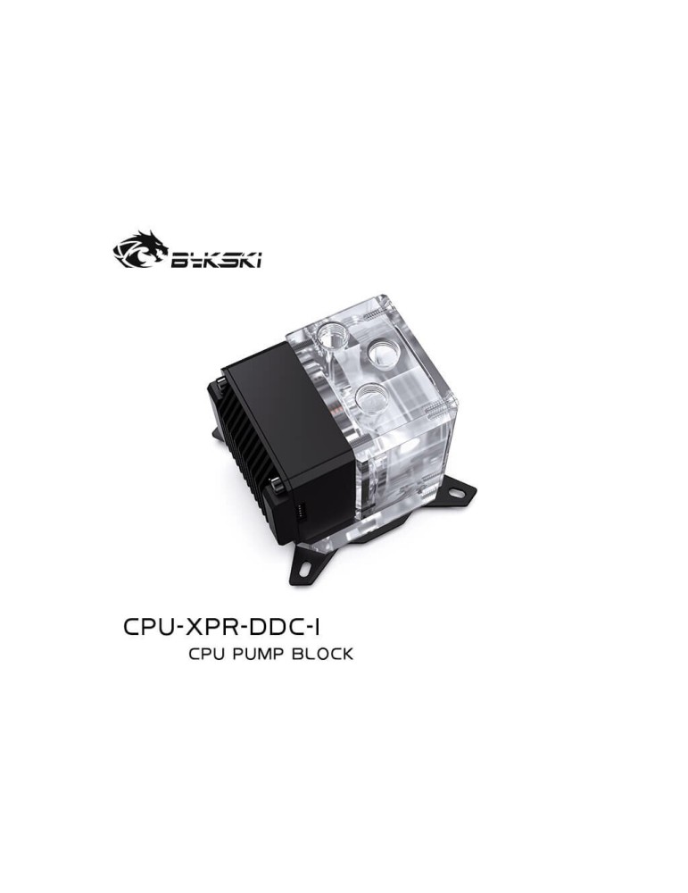 Bykski CPU-XPR-DDC-I (CPU Block + Pompa + Reservoir) per Intel Bykski - 5