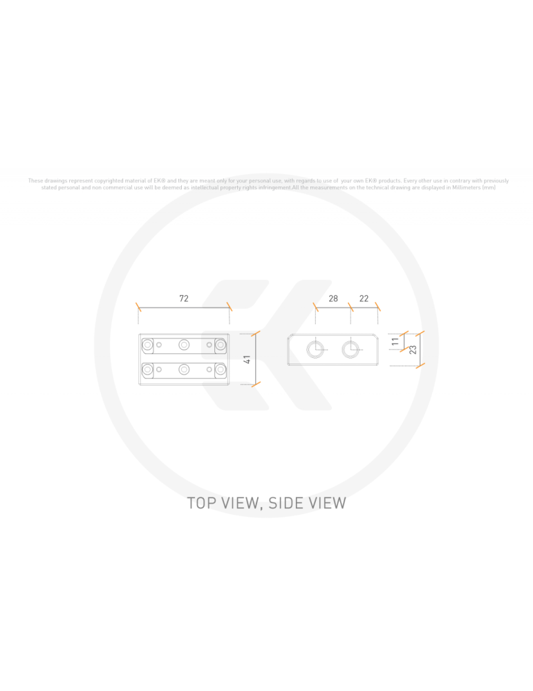 EK-Quantum Scalar² Strix-TUF DirectLink Terminal - Plexi  - 5