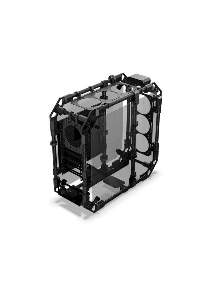 Alphacool Apex Skeleton Carbon Case  - 2