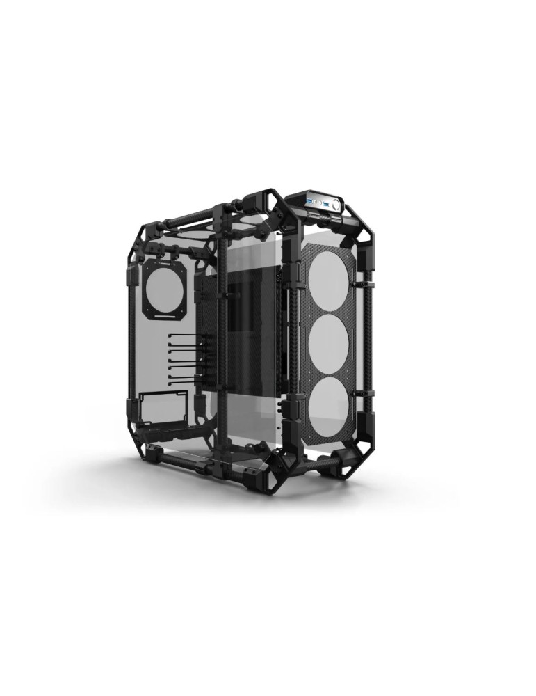 Alphacool Apex Skeleton Carbon Case  - 1